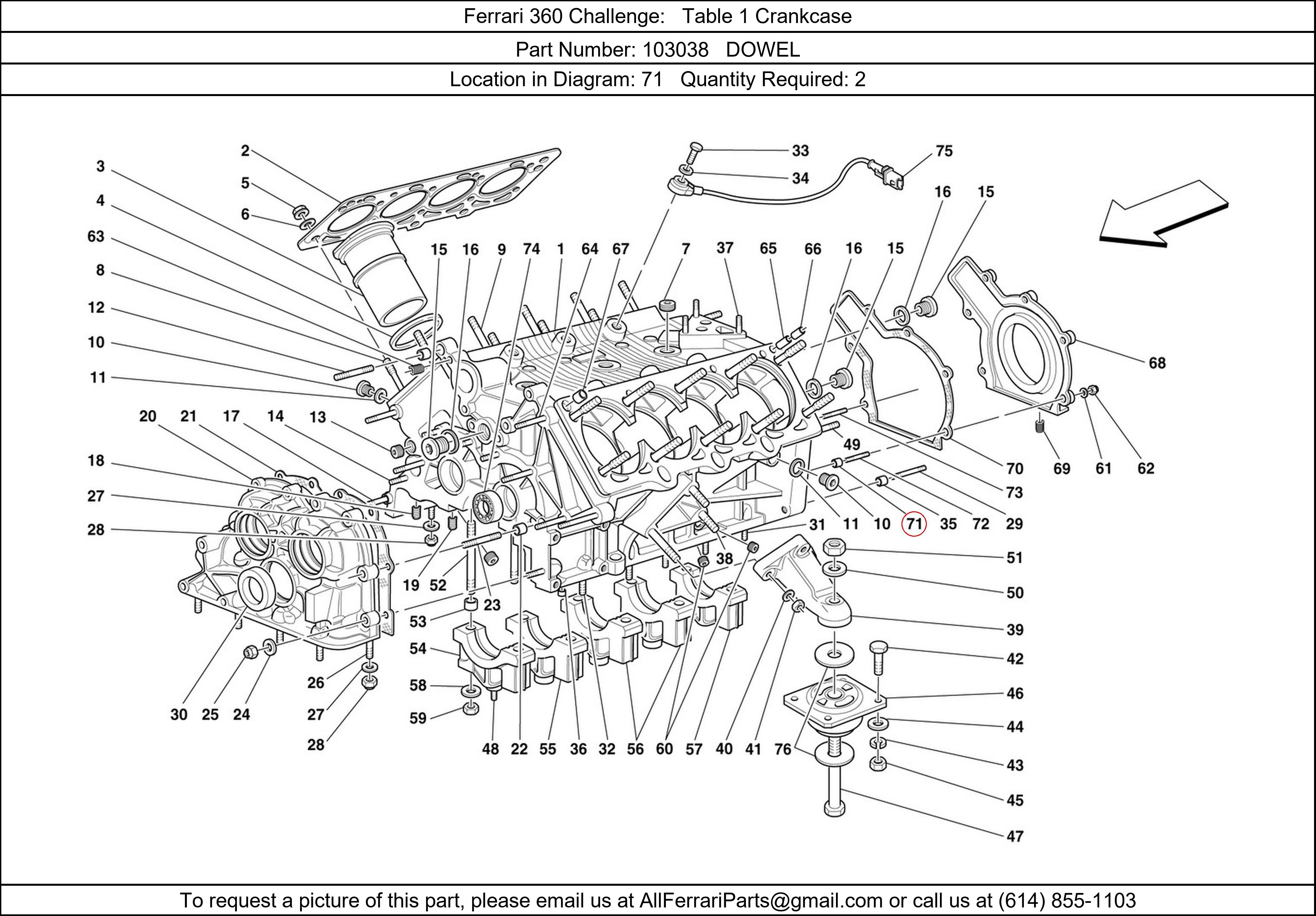 Ferrari Part 103038