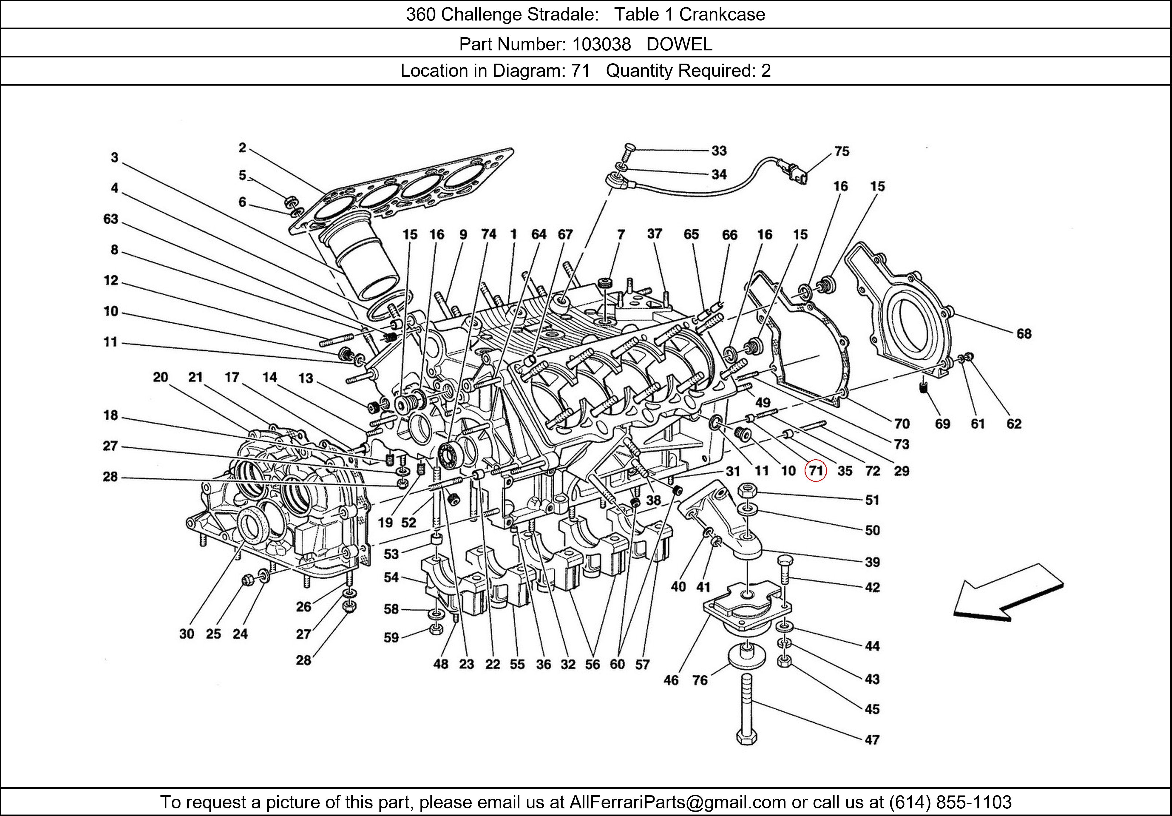 Ferrari Part 103038