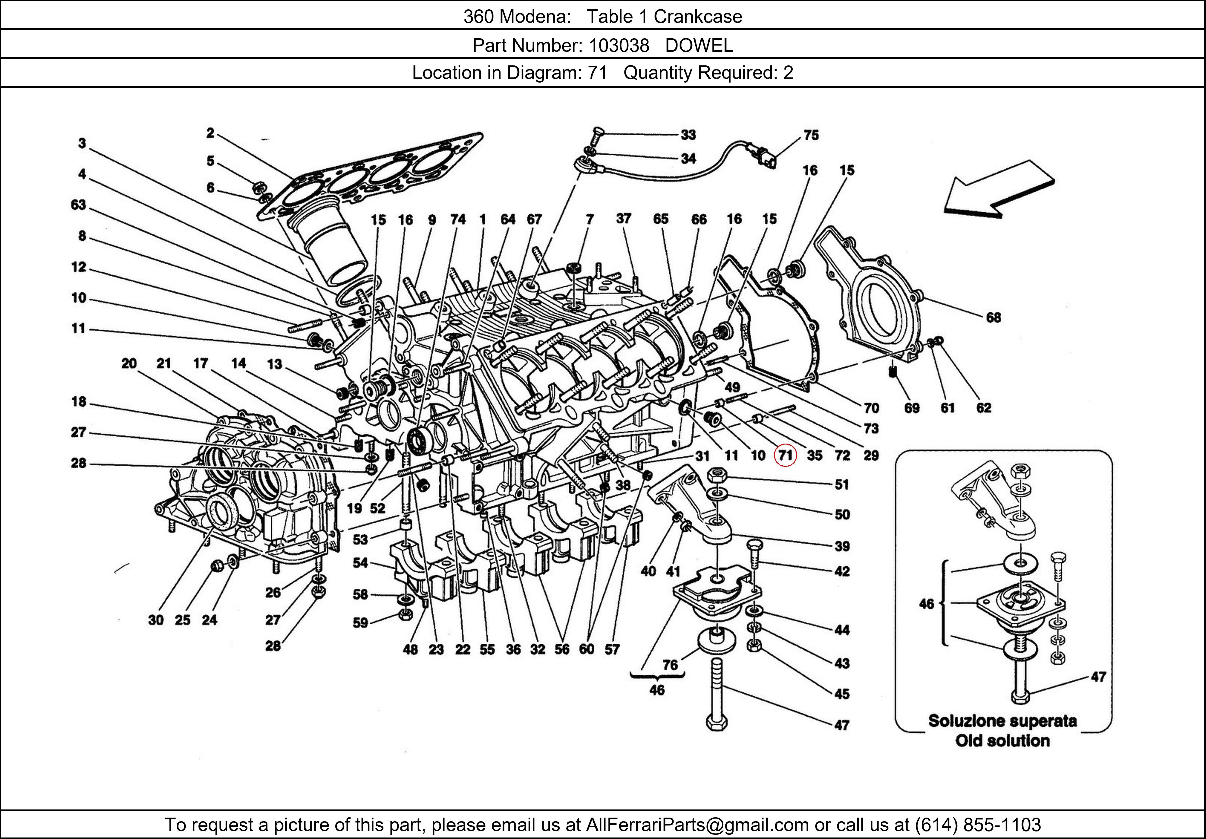 Ferrari Part 103038