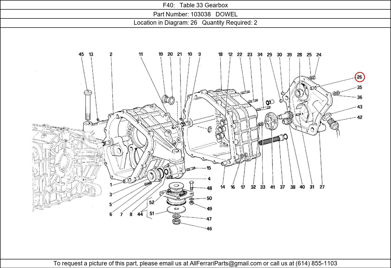 Ferrari Part 103038