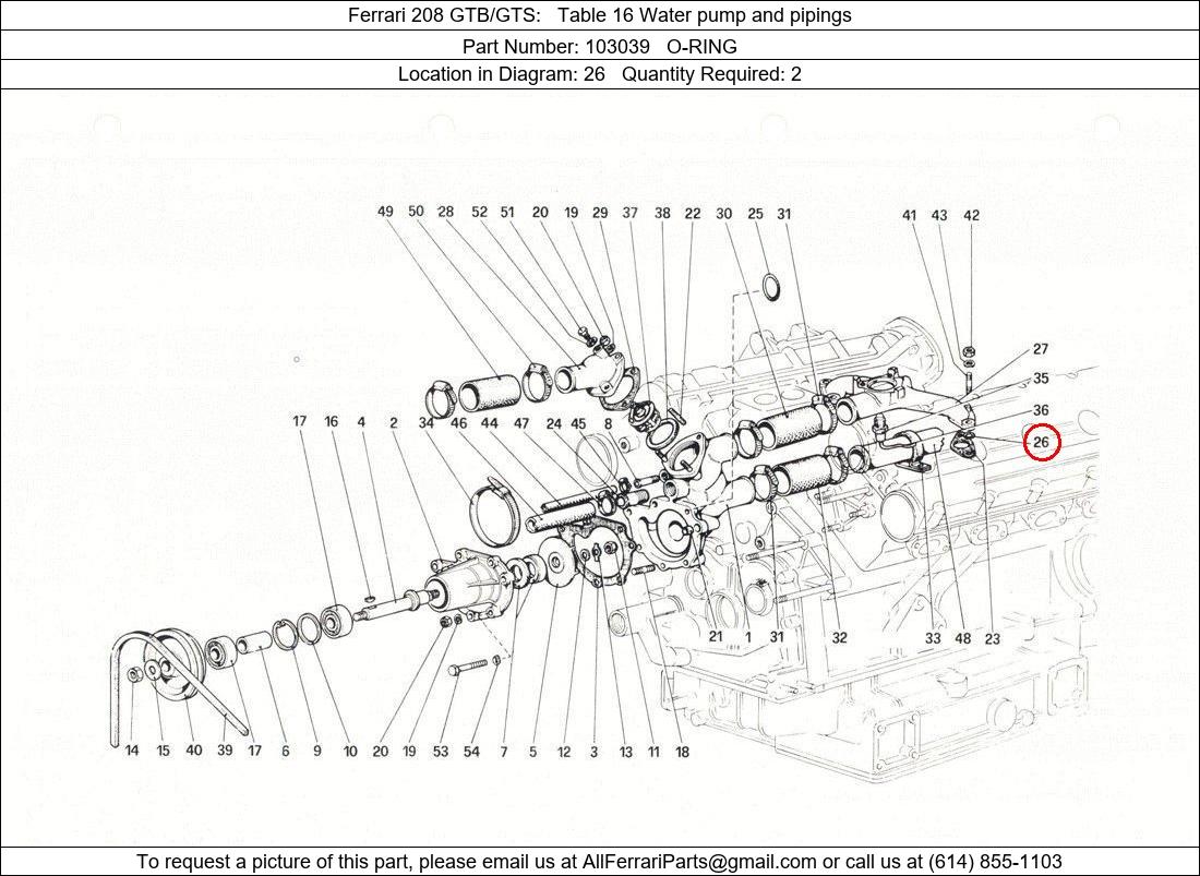 Ferrari Part 103039