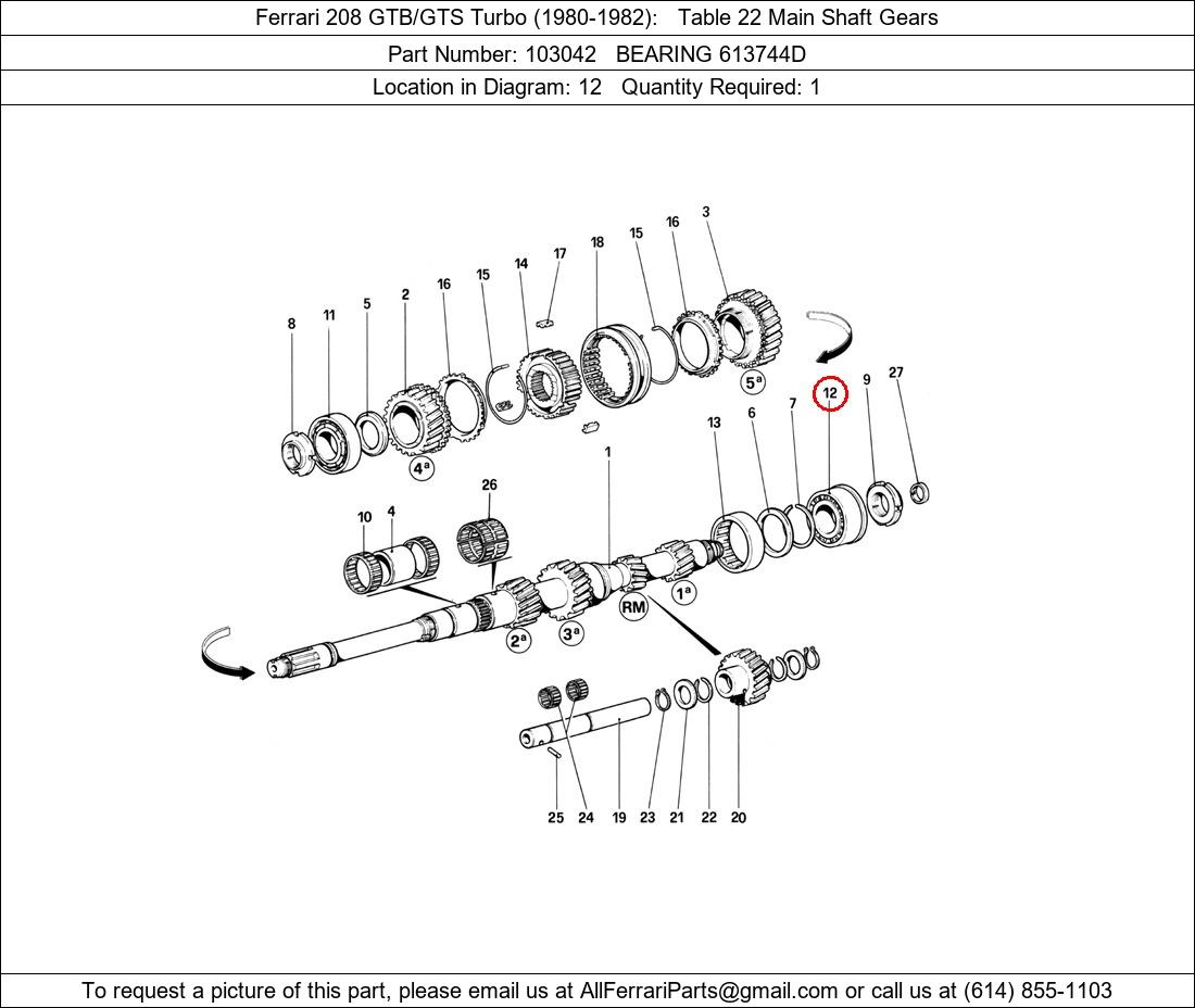 Ferrari Part 103042