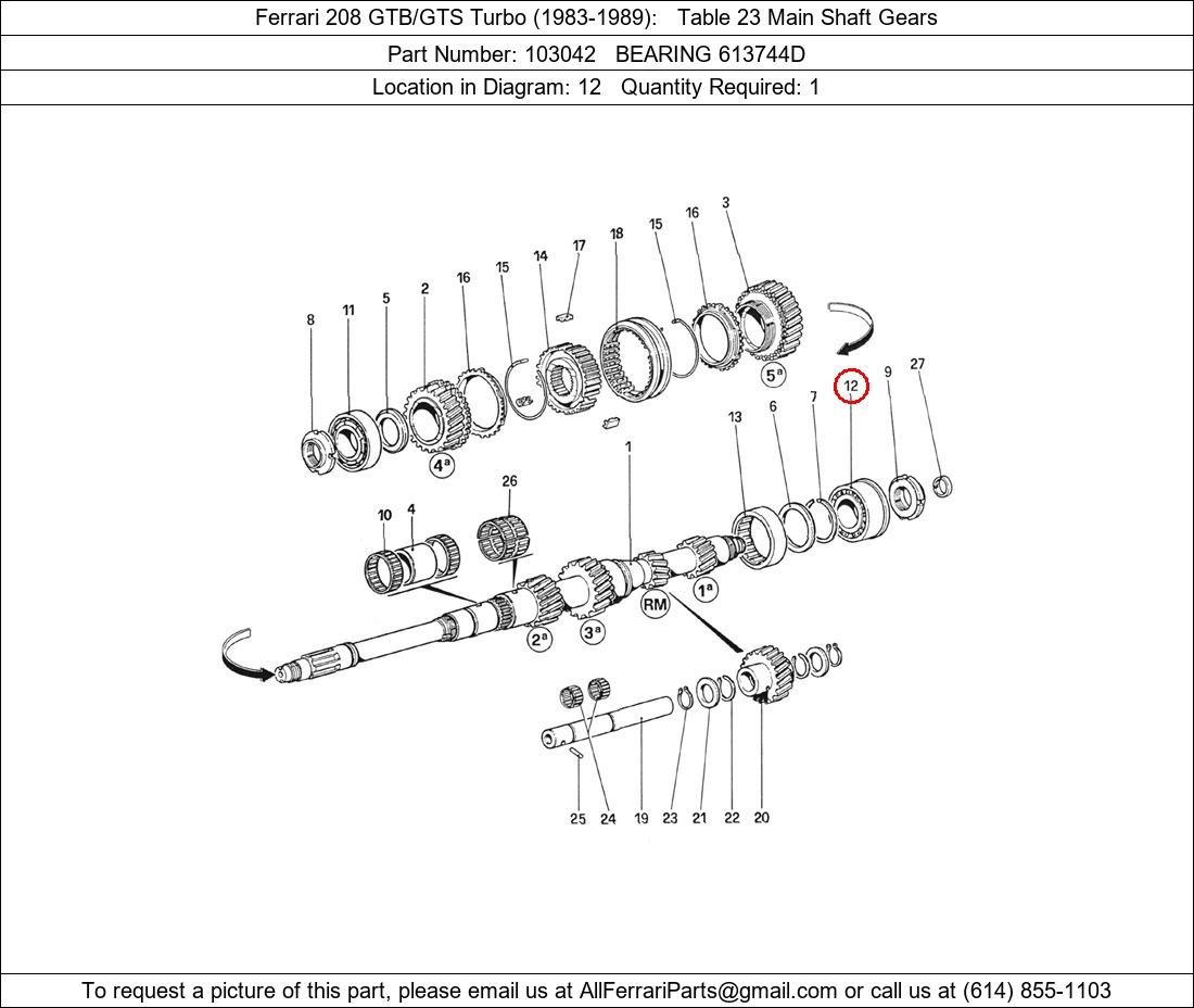 Ferrari Part 103042