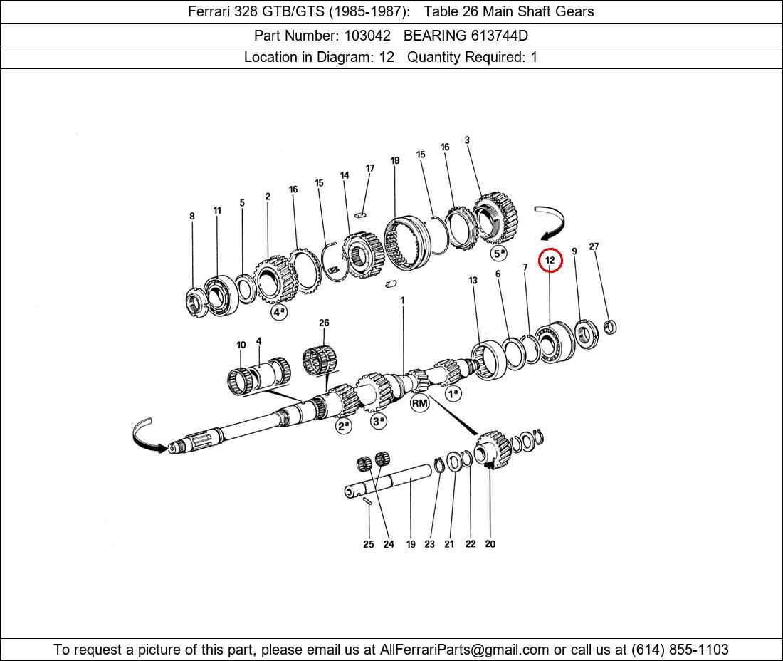 Ferrari Part 103042