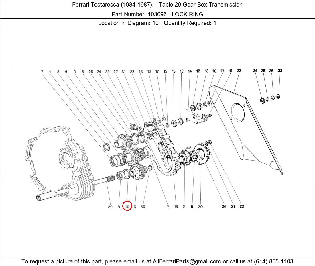 Ferrari Part 103096