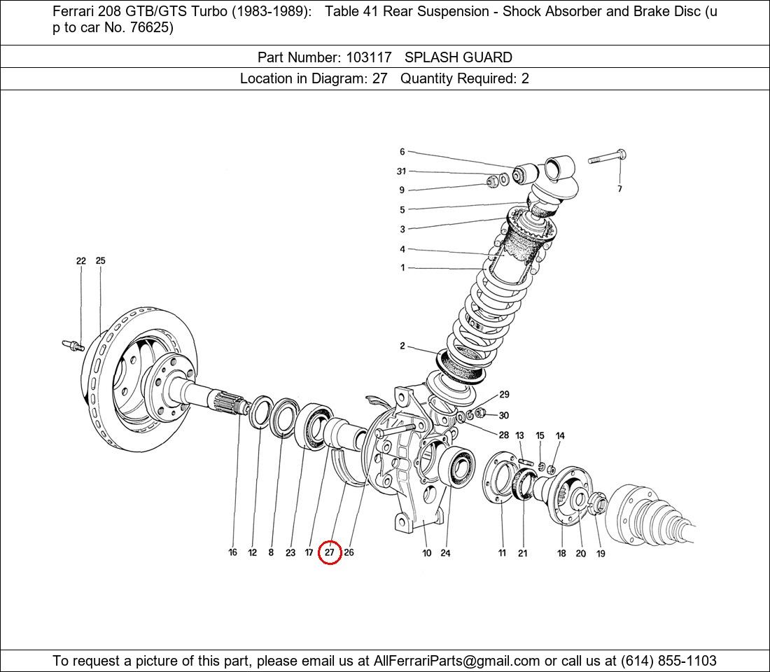 Ferrari Part 103117