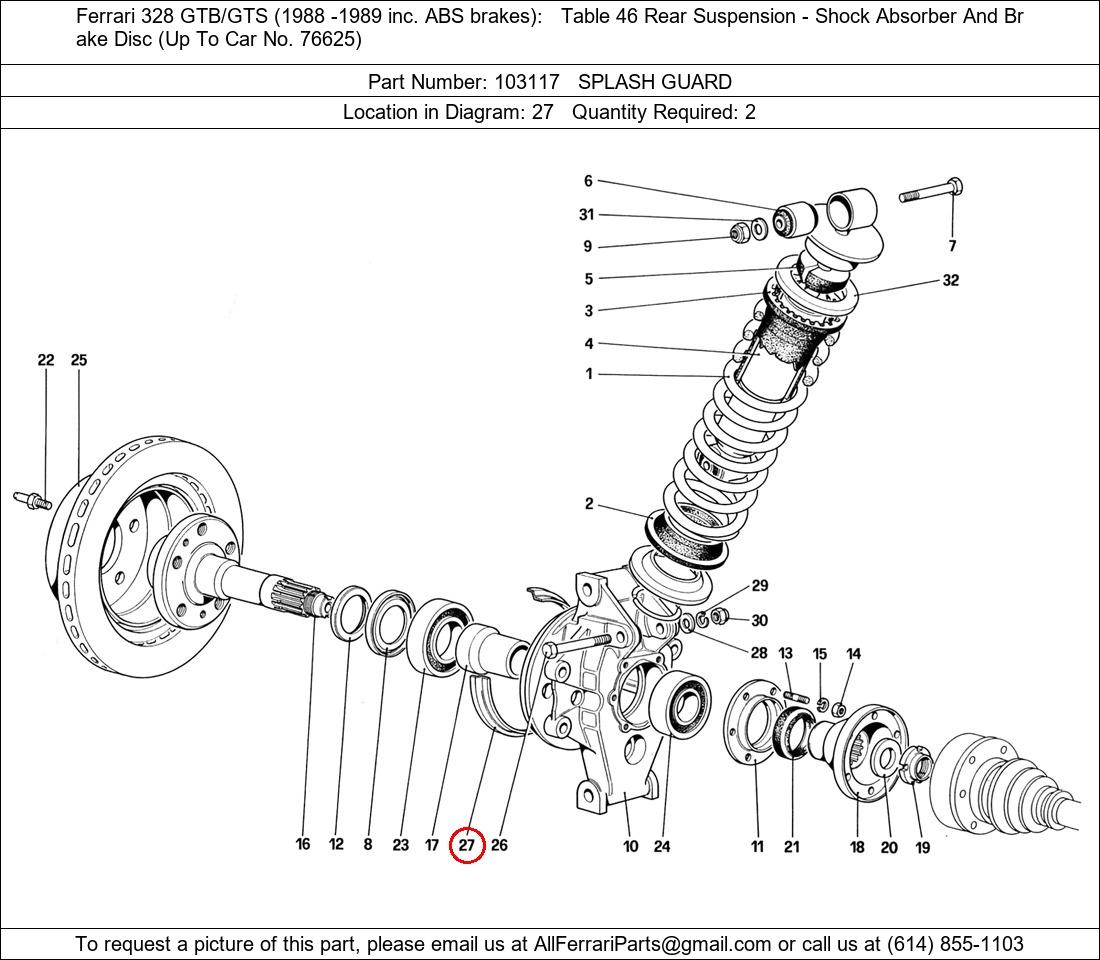 Ferrari Part 103117