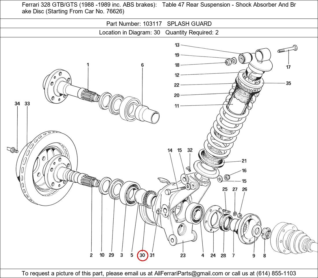 Ferrari Part 103117