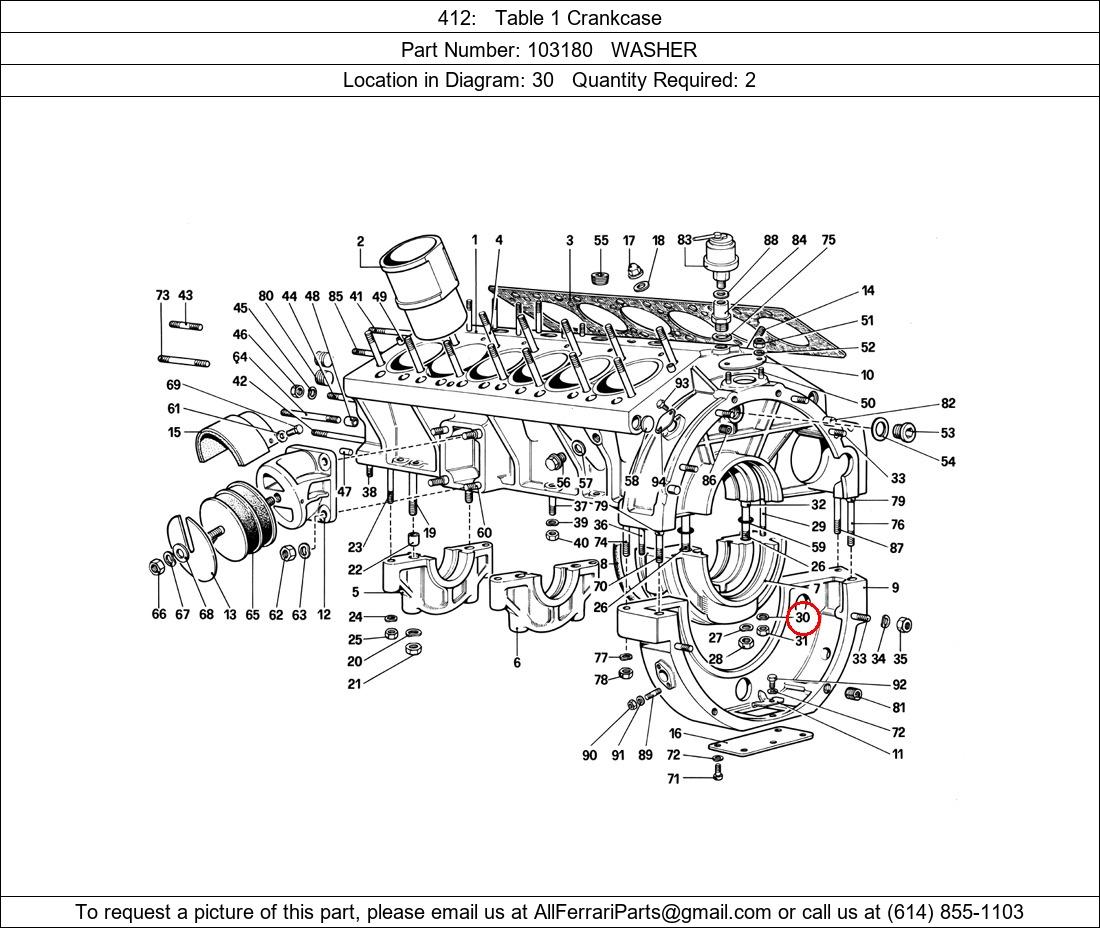 Ferrari Part 103180