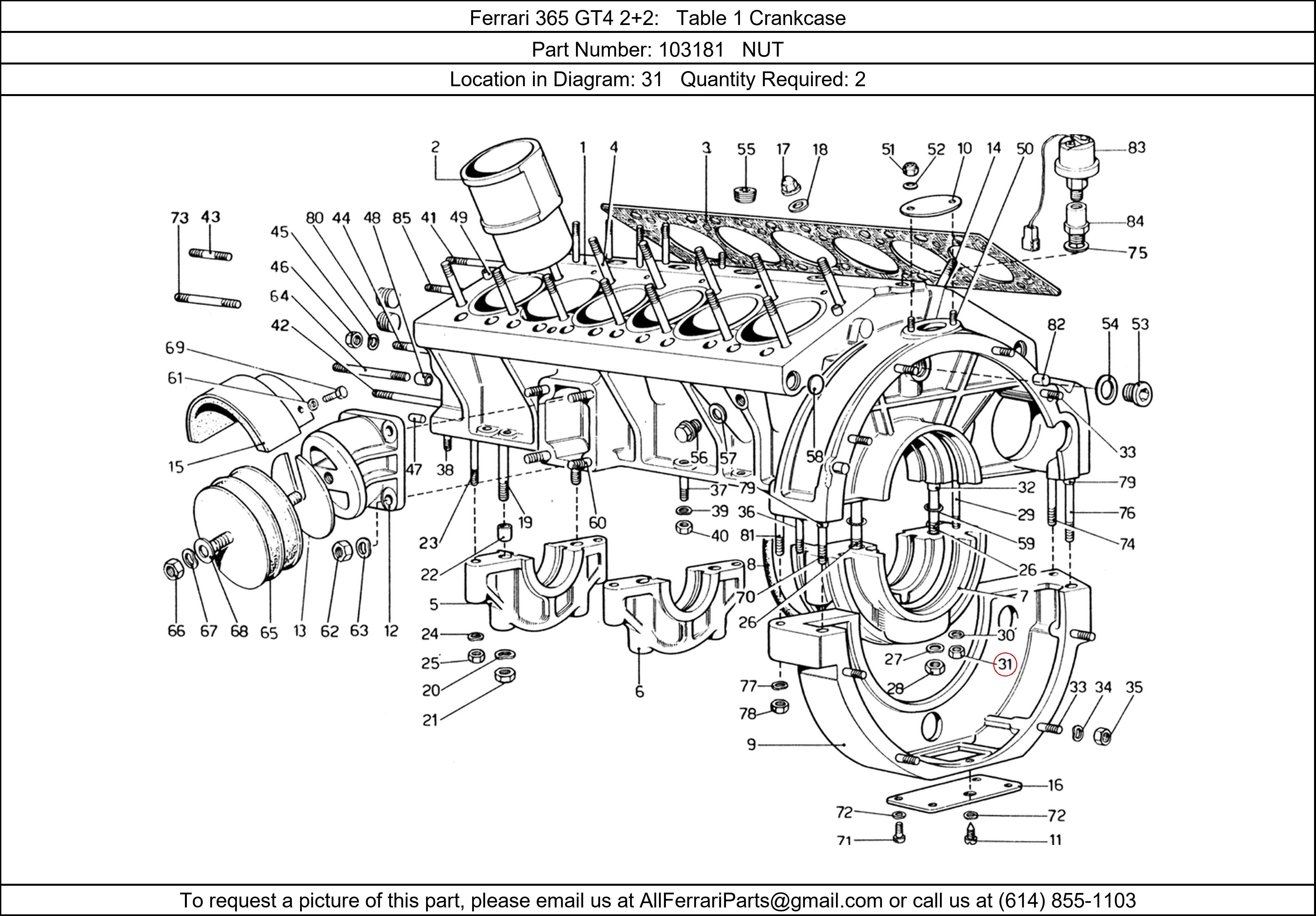 Ferrari Part 103181