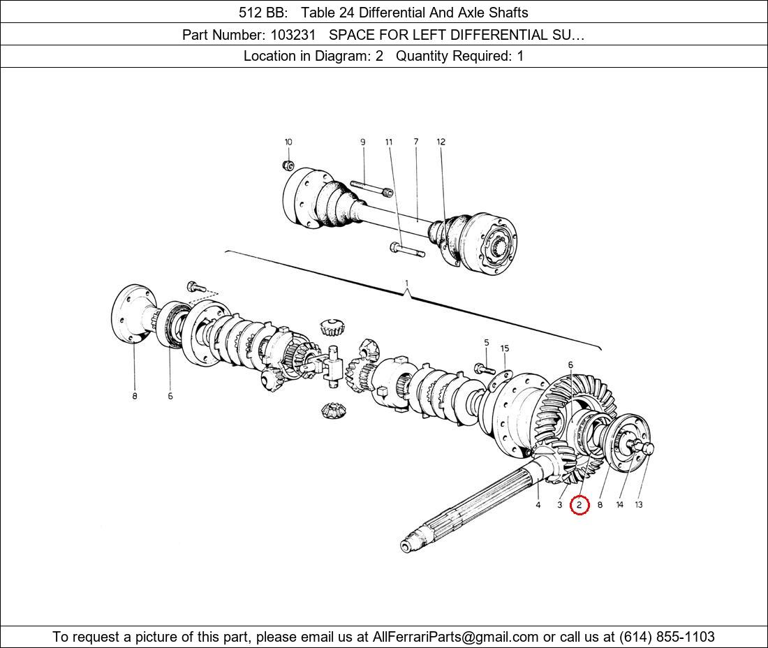 Ferrari Part 103231