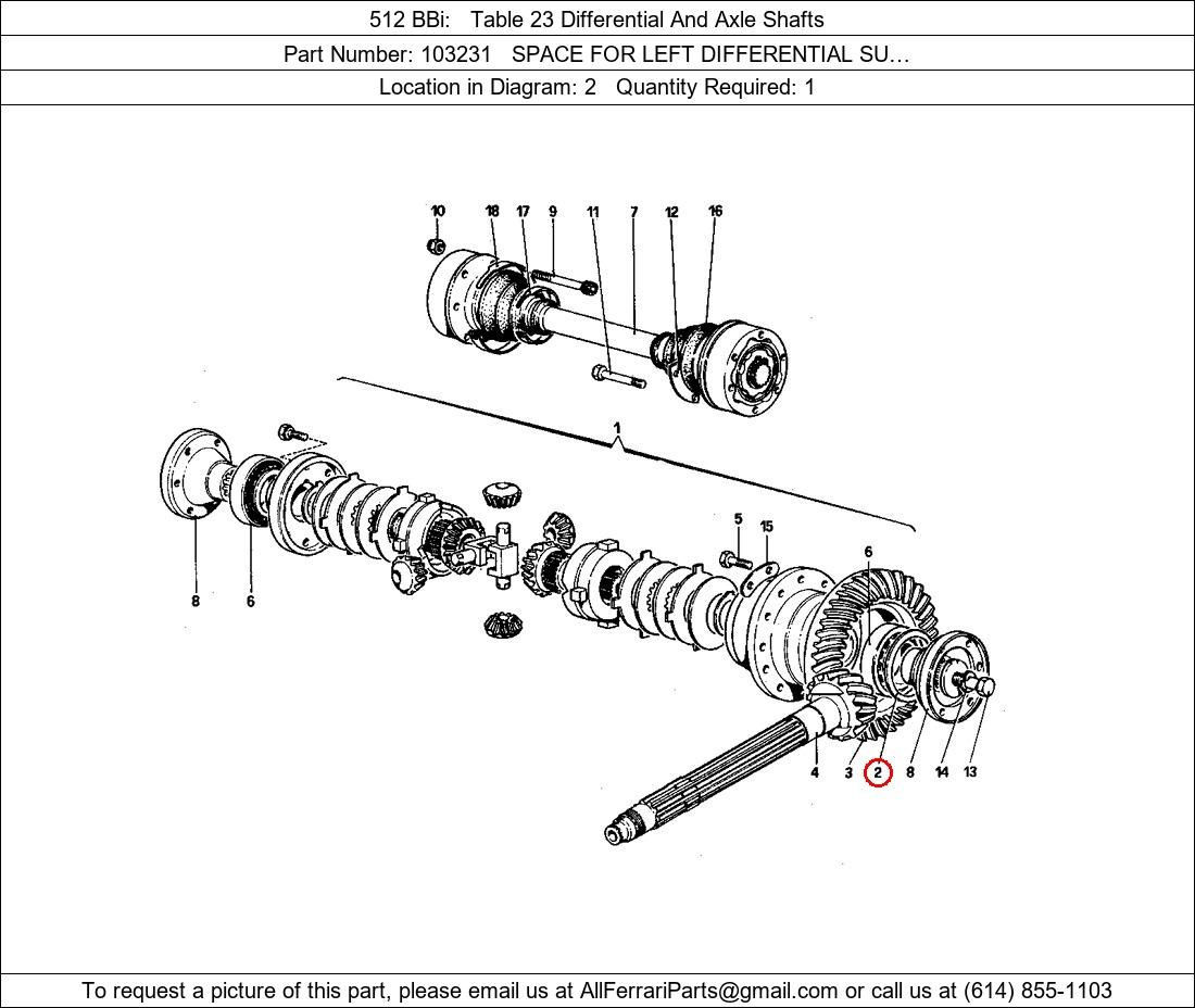 Ferrari Part 103231