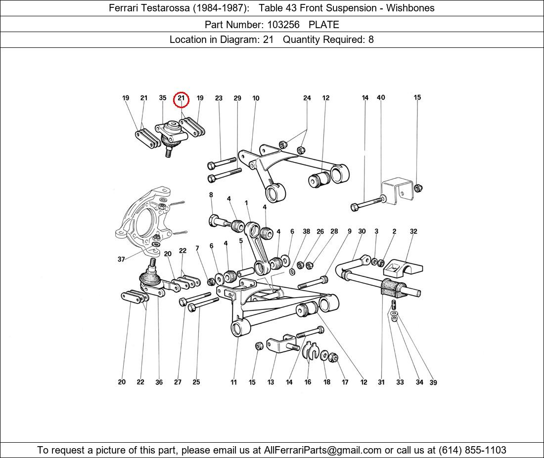 Ferrari Part 103256