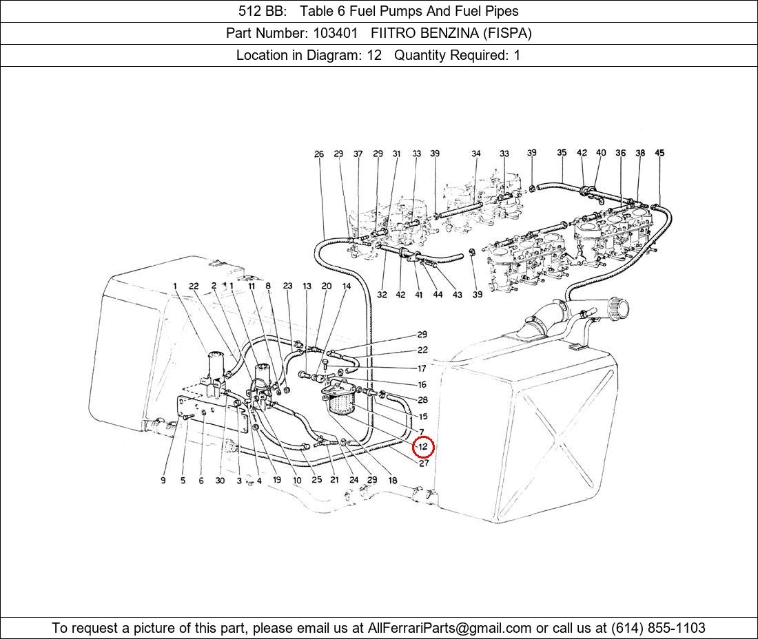 Ferrari Part 103401