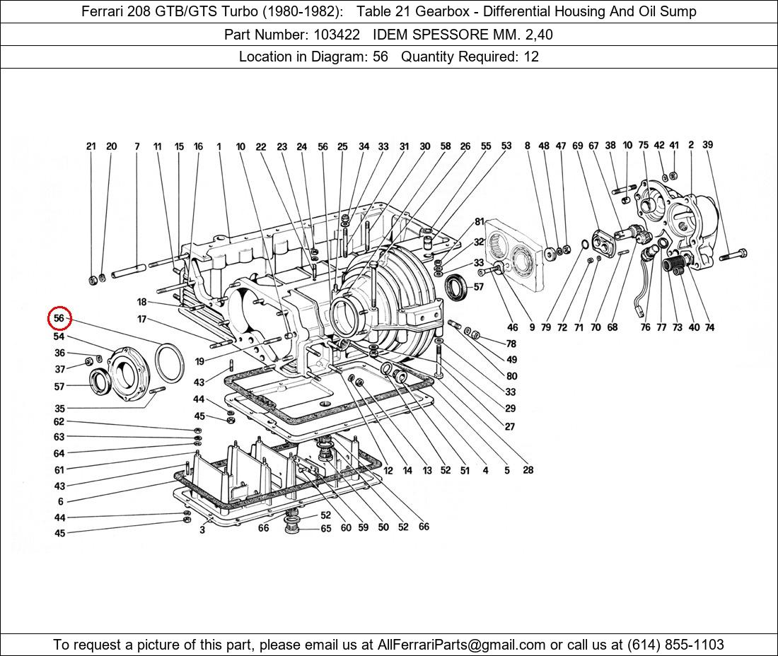 Ferrari Part 103422