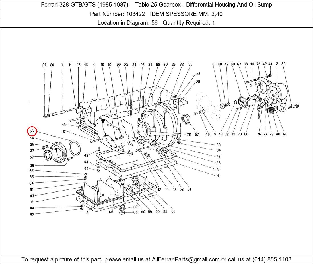 Ferrari Part 103422