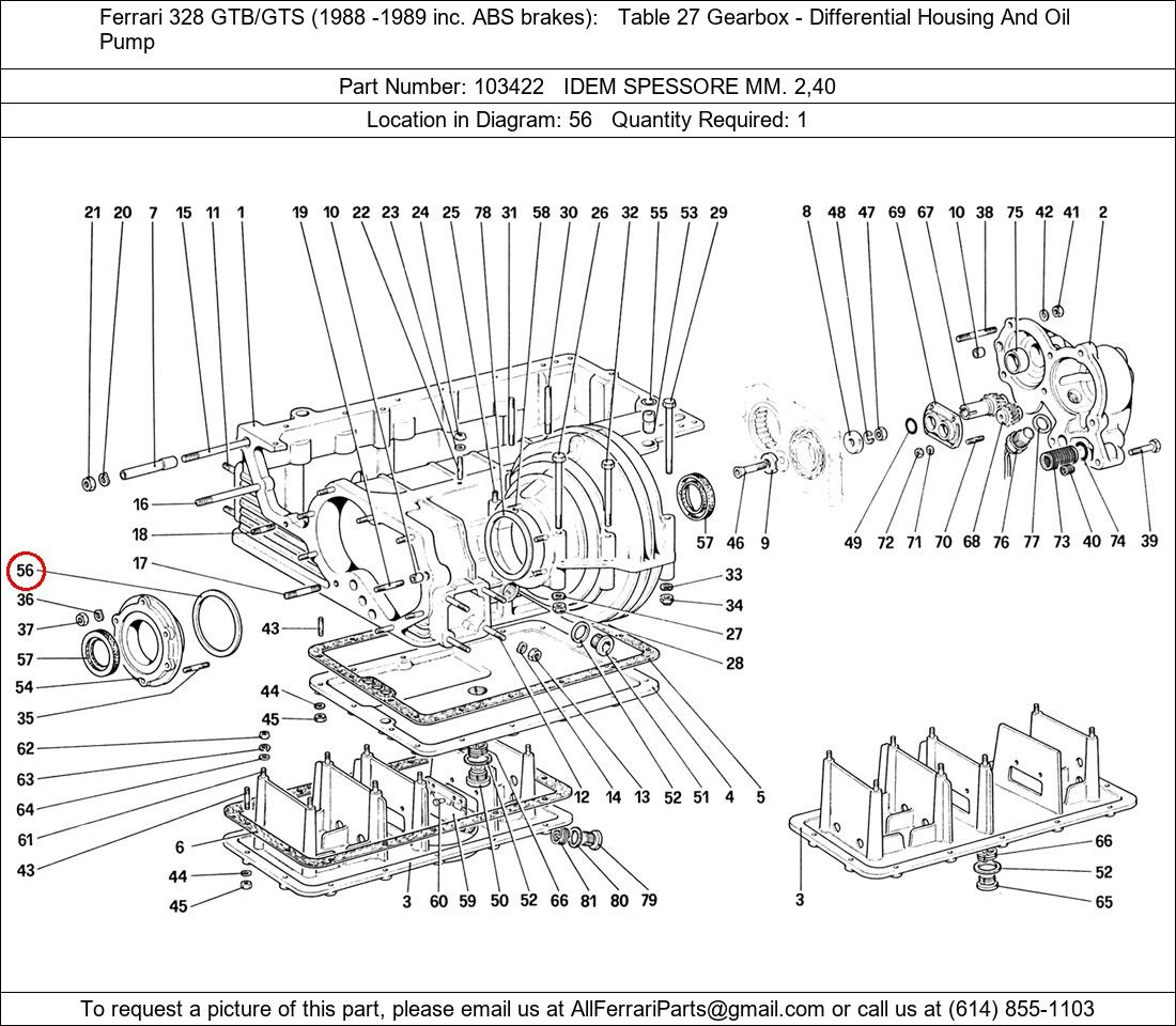 Ferrari Part 103422