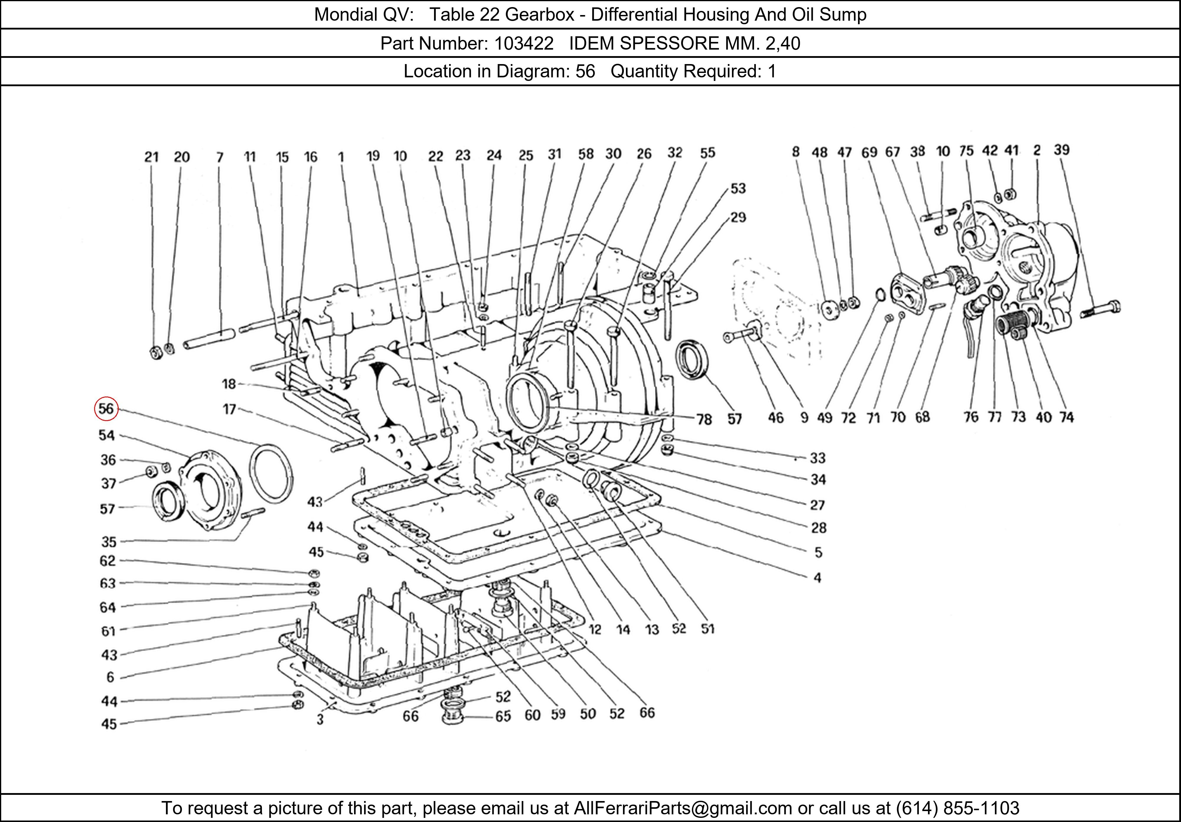 Ferrari Part 103422