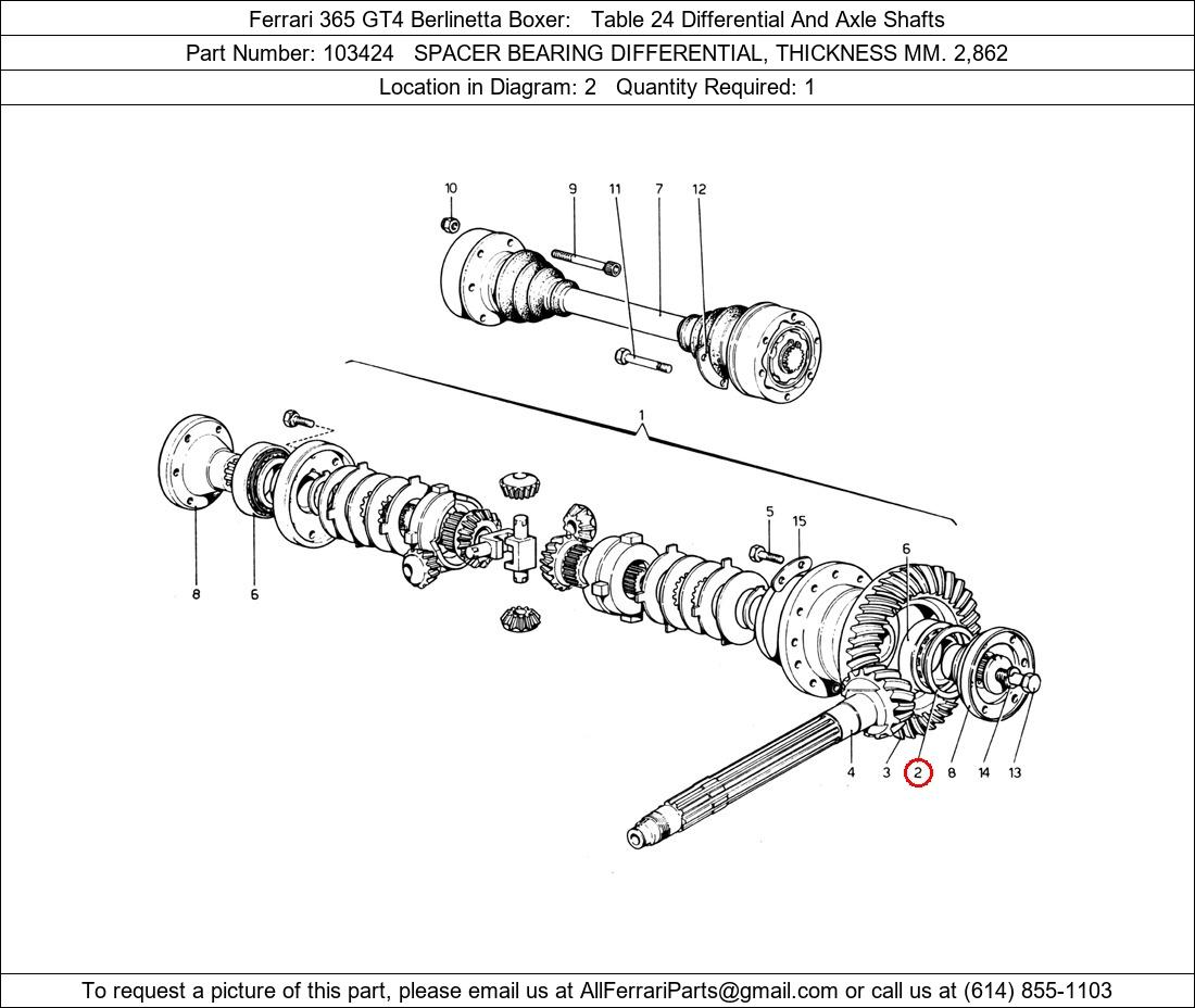 Ferrari Part 103424