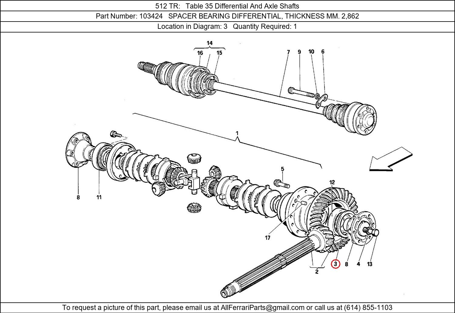 Ferrari Part 103424