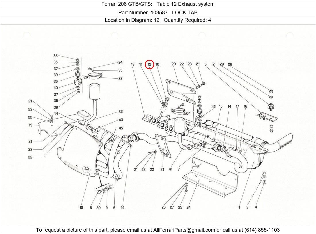 Ferrari Part 103587