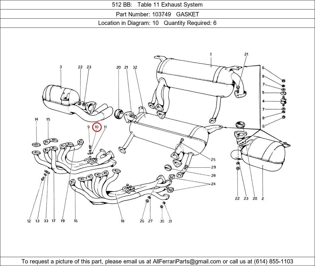 Ferrari Part 103749