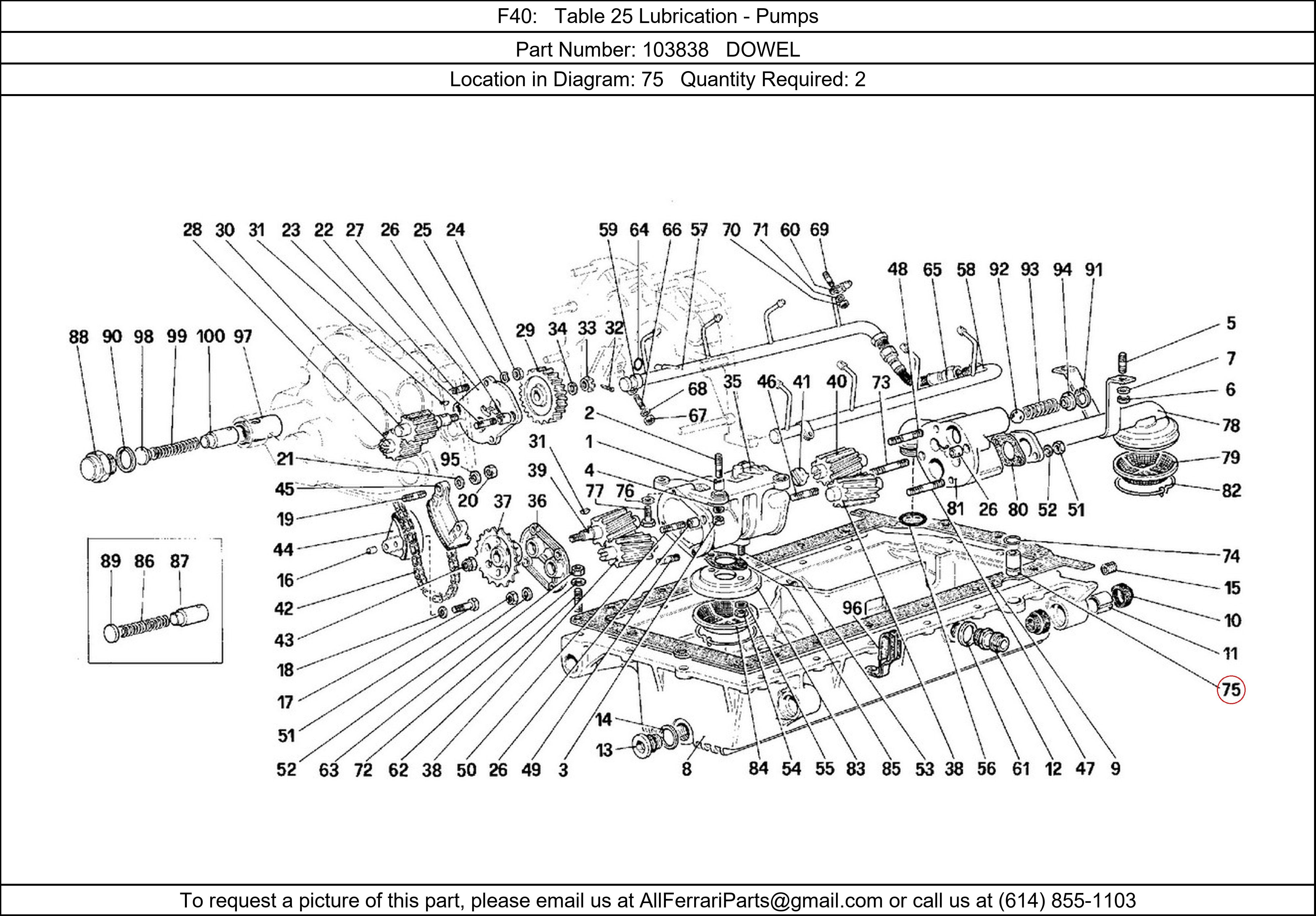 Ferrari Part 103838