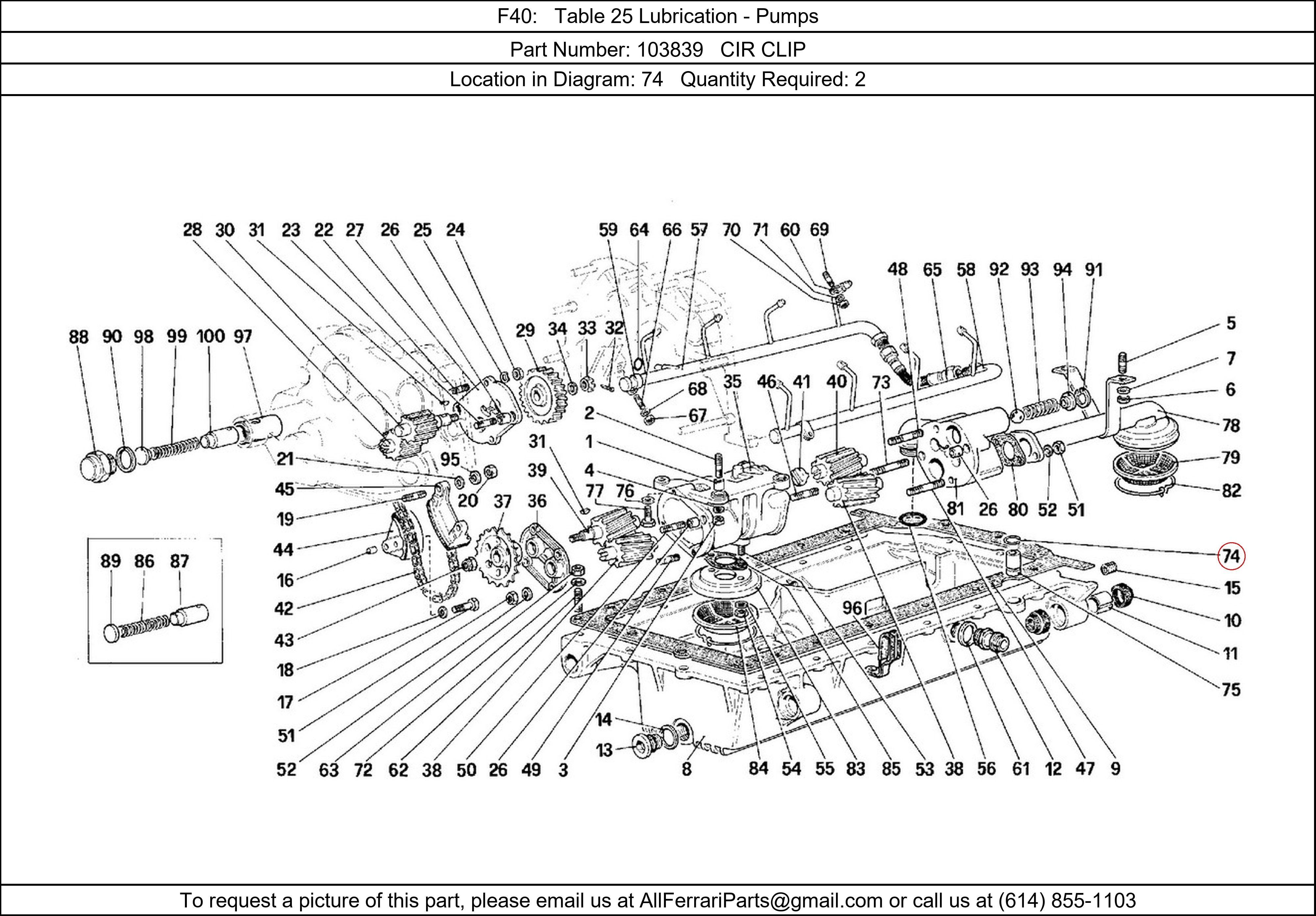 Ferrari Part 103839