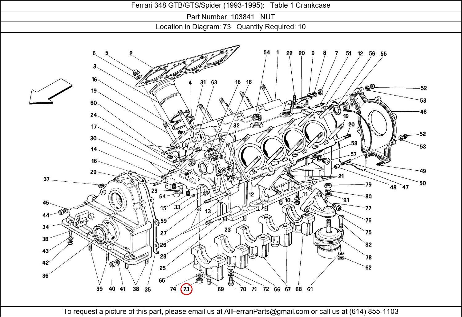 Ferrari Part 103841