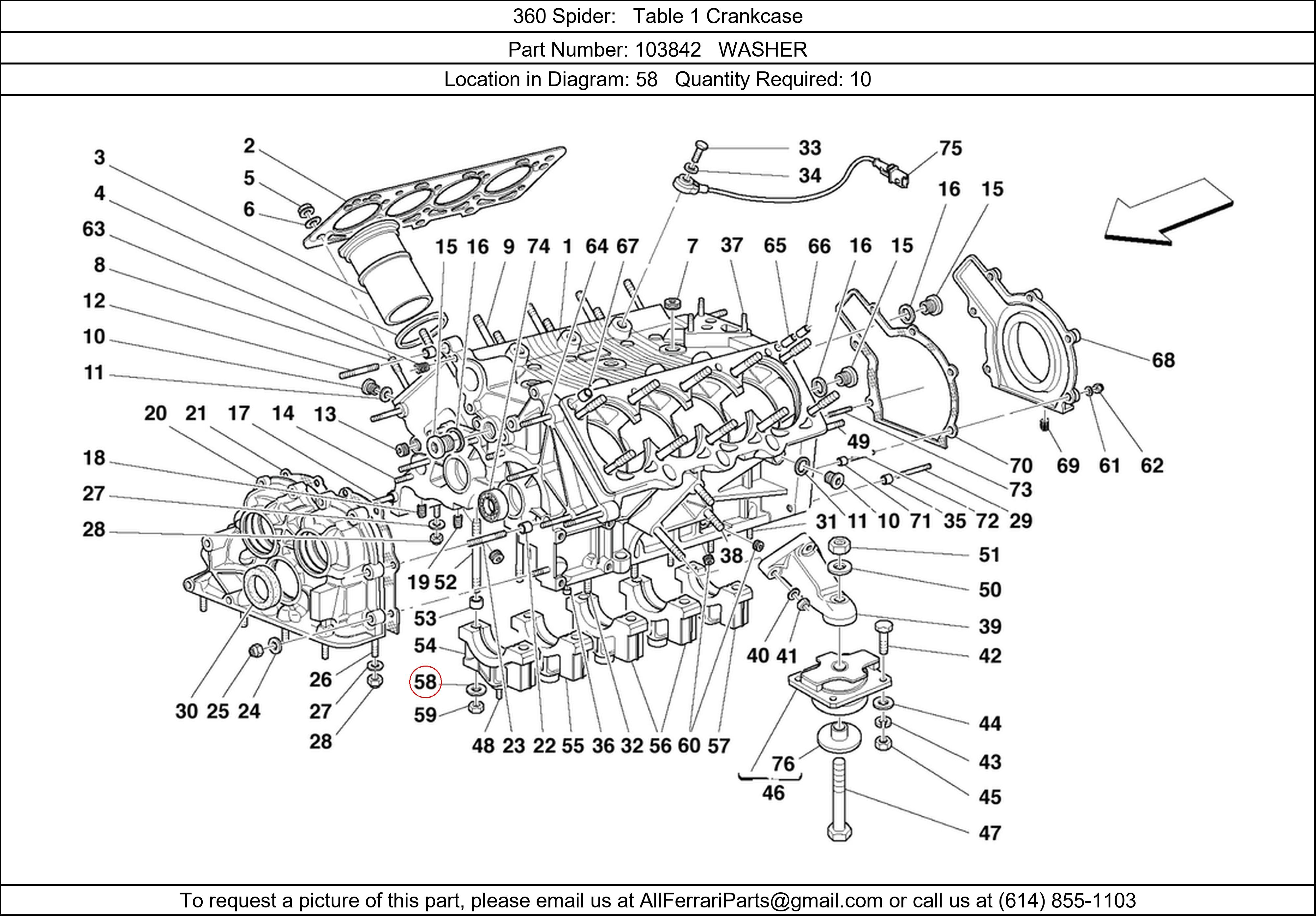 Ferrari Part 103842