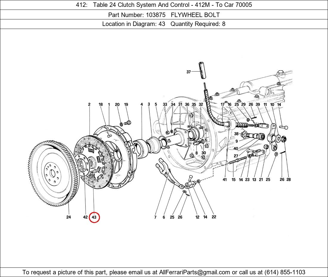 Ferrari Part 103875