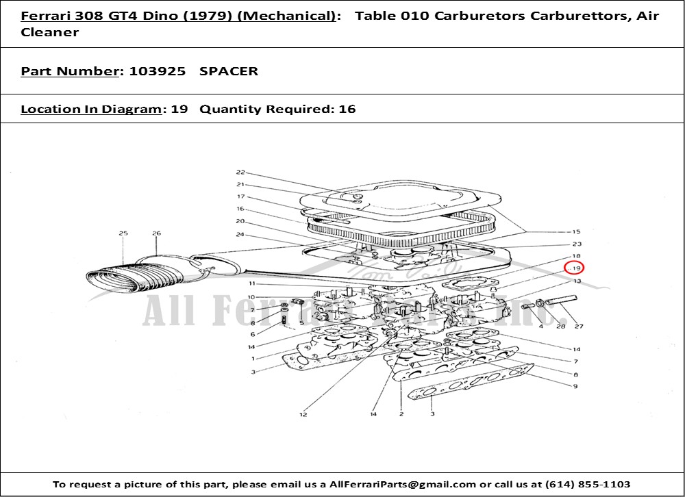 Ferrari Part 103925