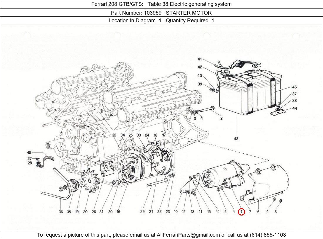 Ferrari Part 103959