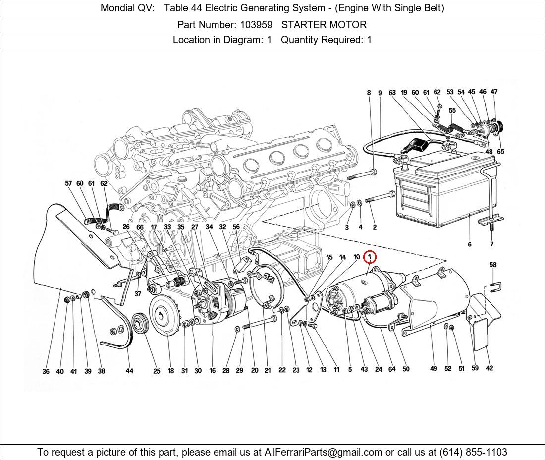 Ferrari Part 103959