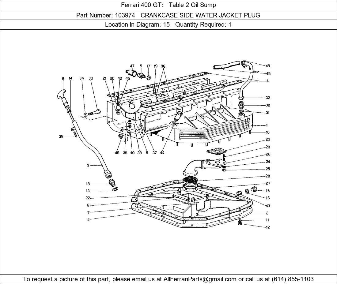 Ferrari Part 103974