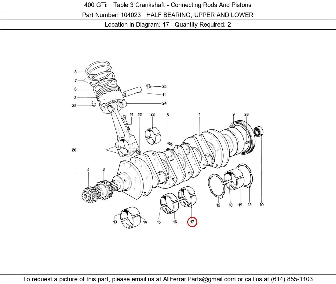 Ferrari Part 104023