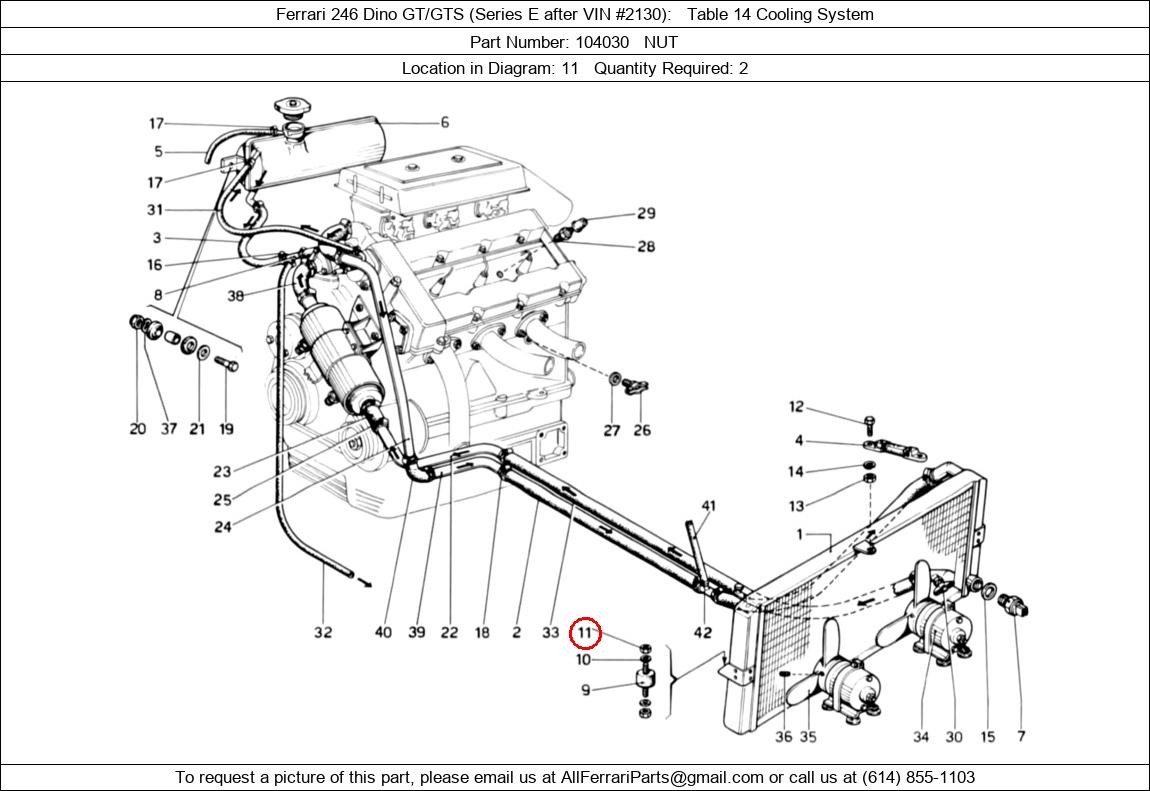 Ferrari Part 104030