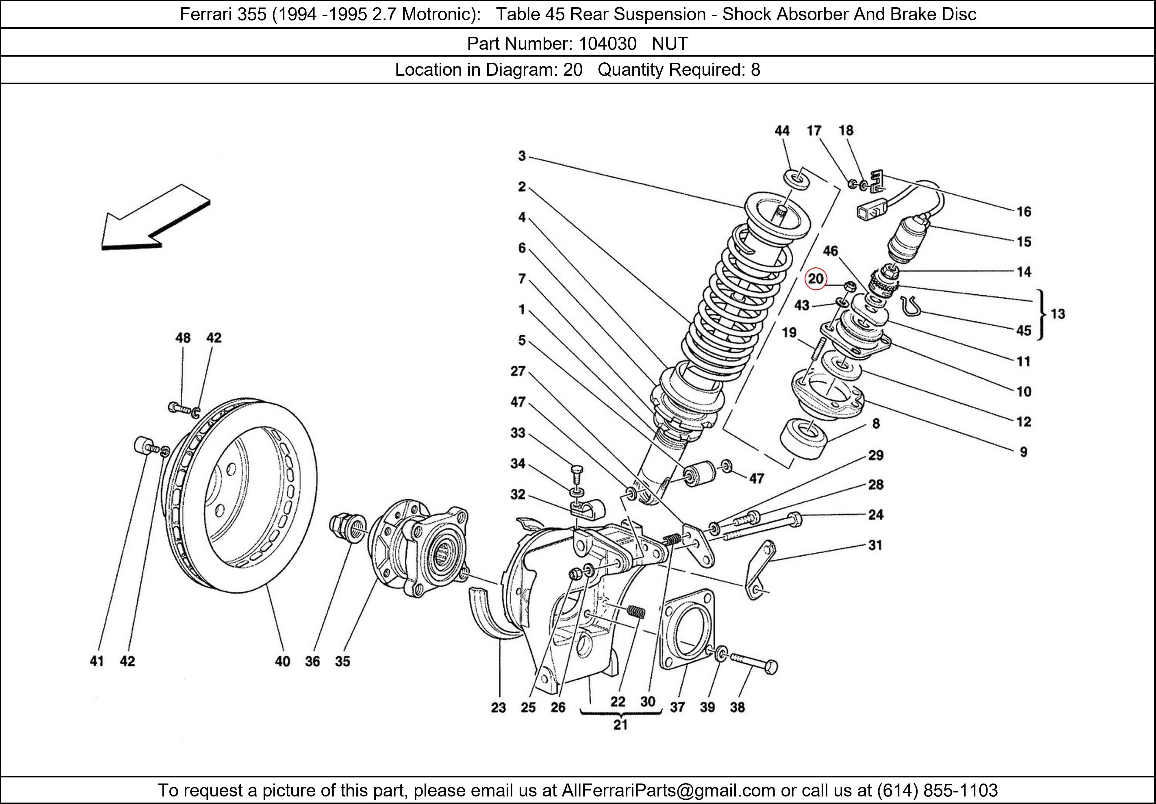 Ferrari Part 104030