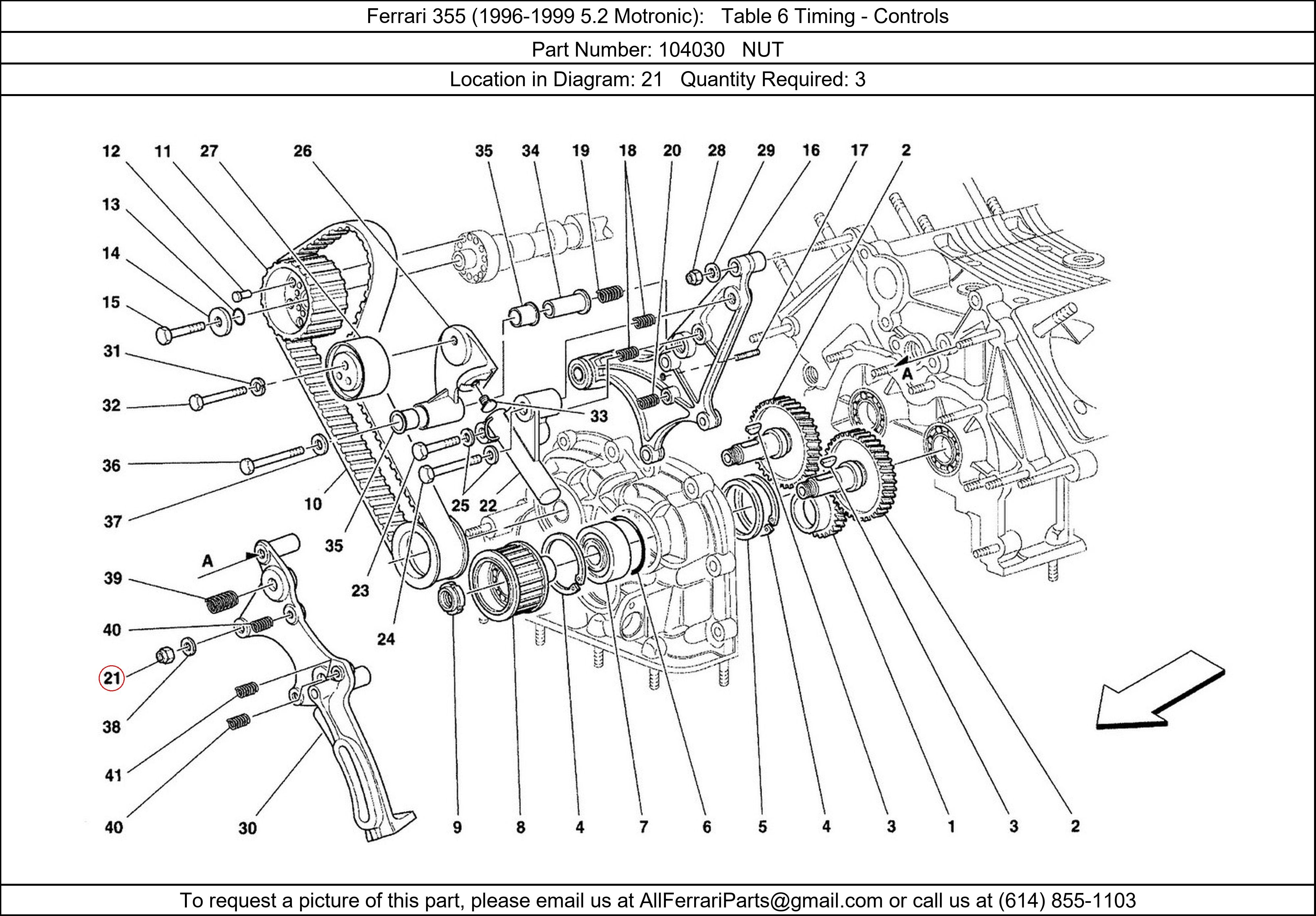 Ferrari Part 104030