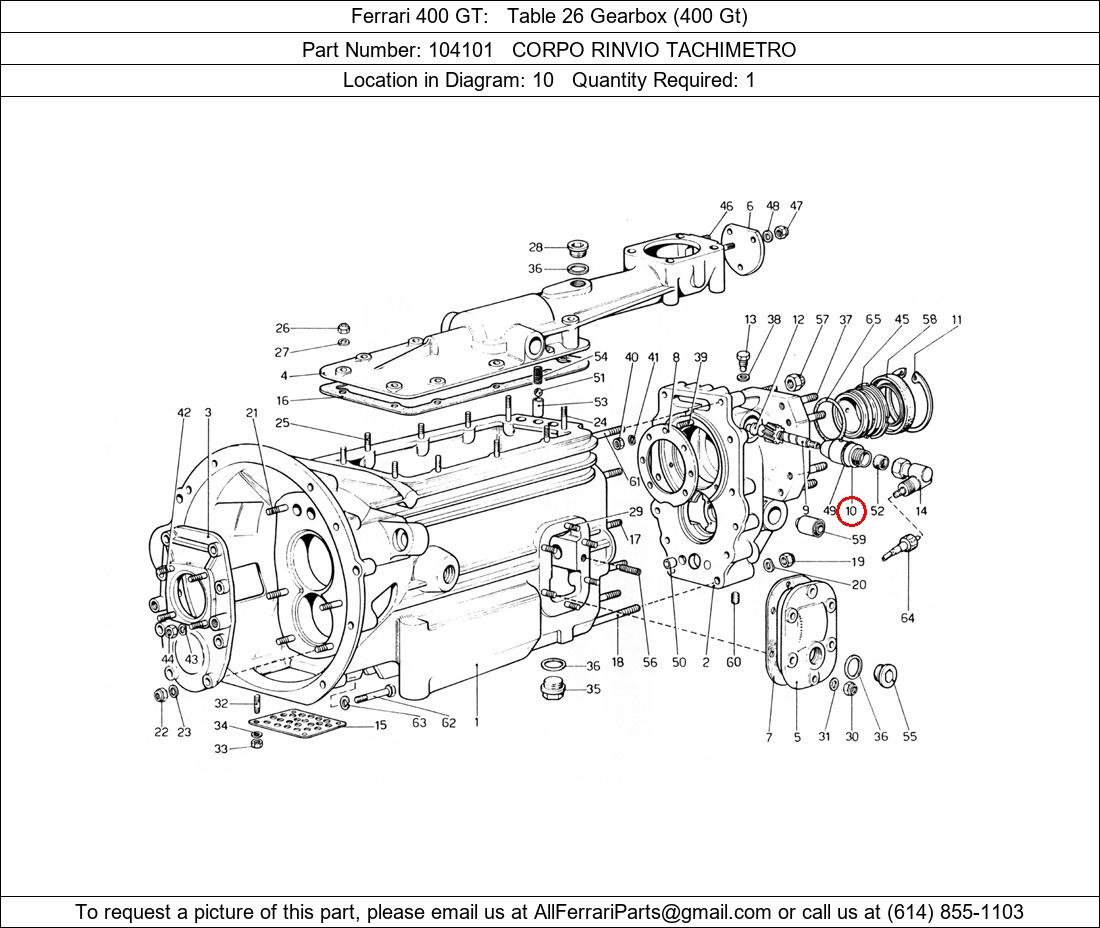 Ferrari Part 104101