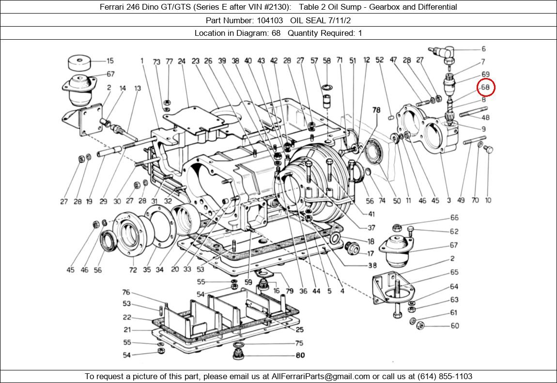 Ferrari Part 104103