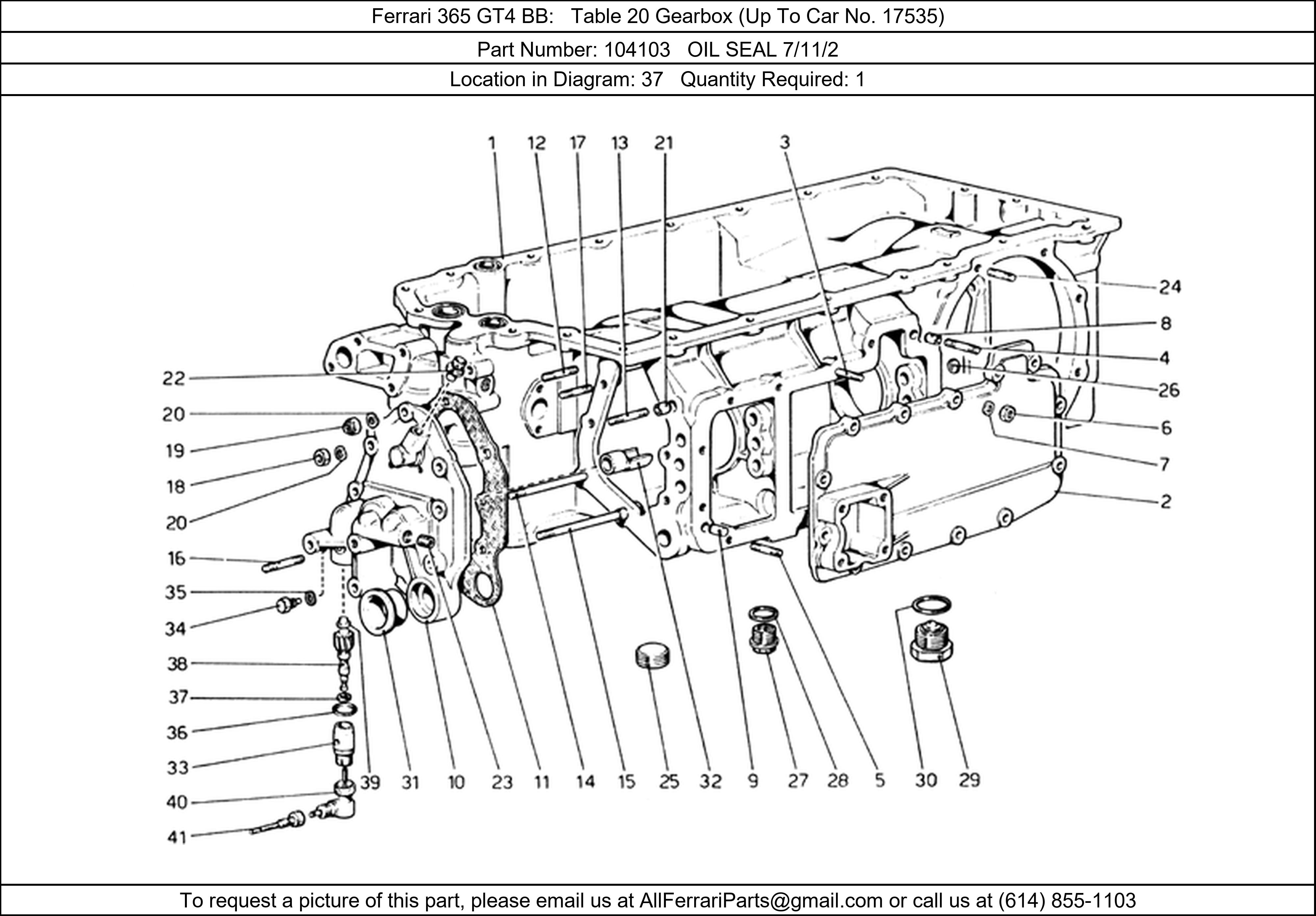 Ferrari Part 104103