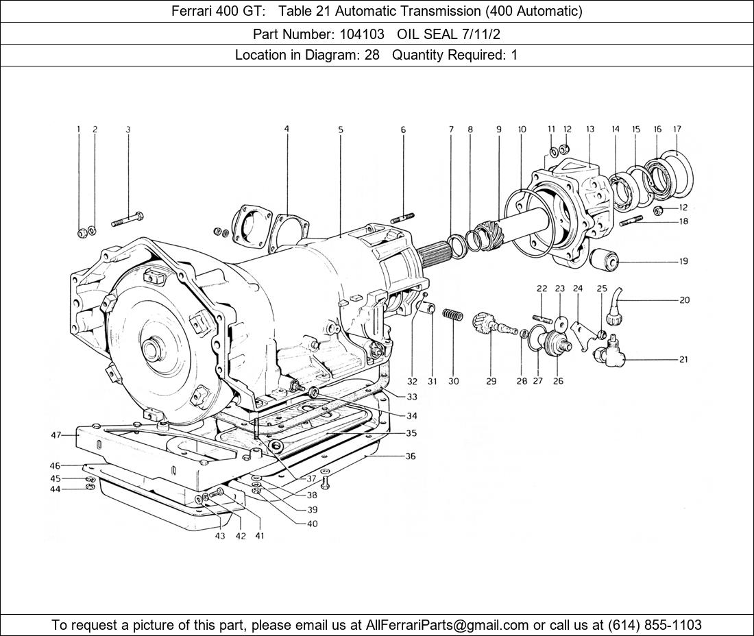 Ferrari Part 104103