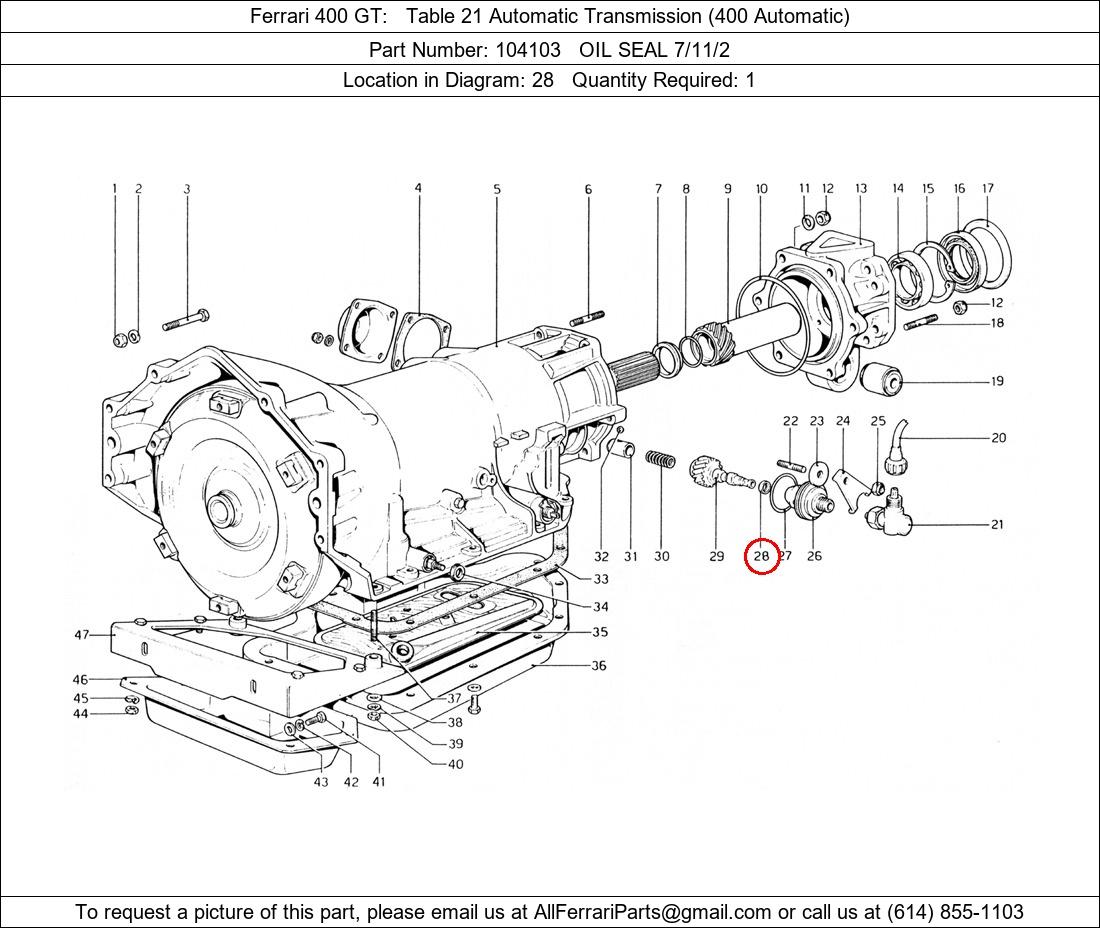 Ferrari Part 104103