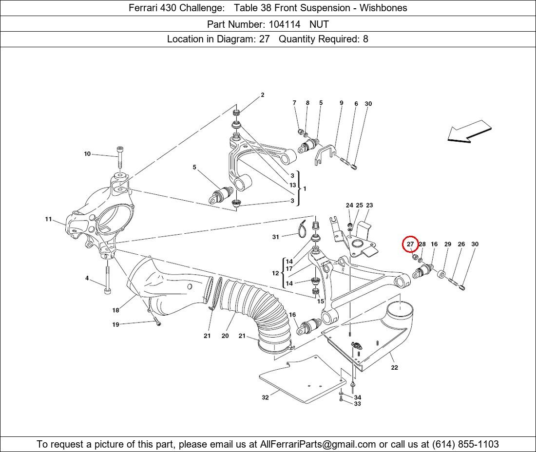 Ferrari Part 104114