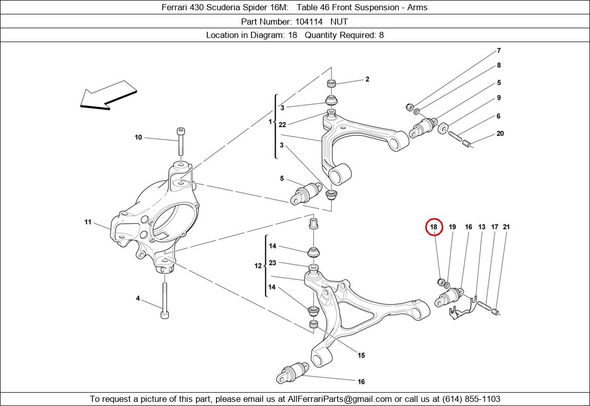 Ferrari Part 104114