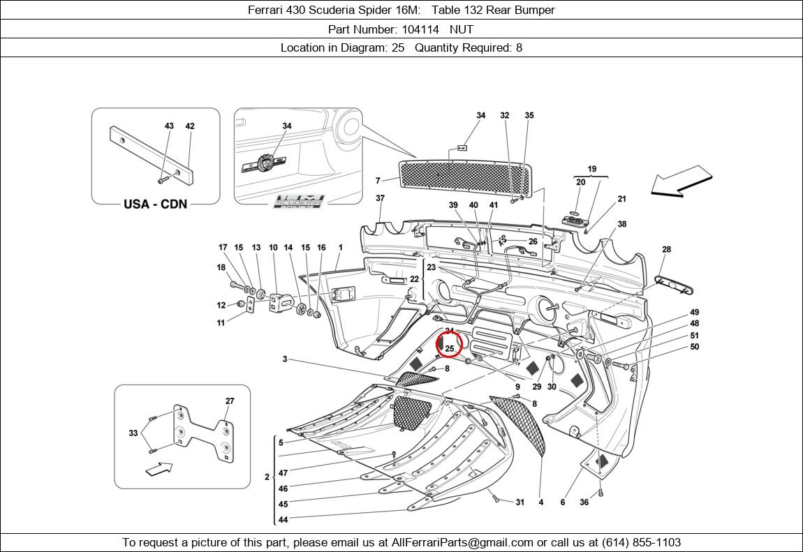 Ferrari Part 104114