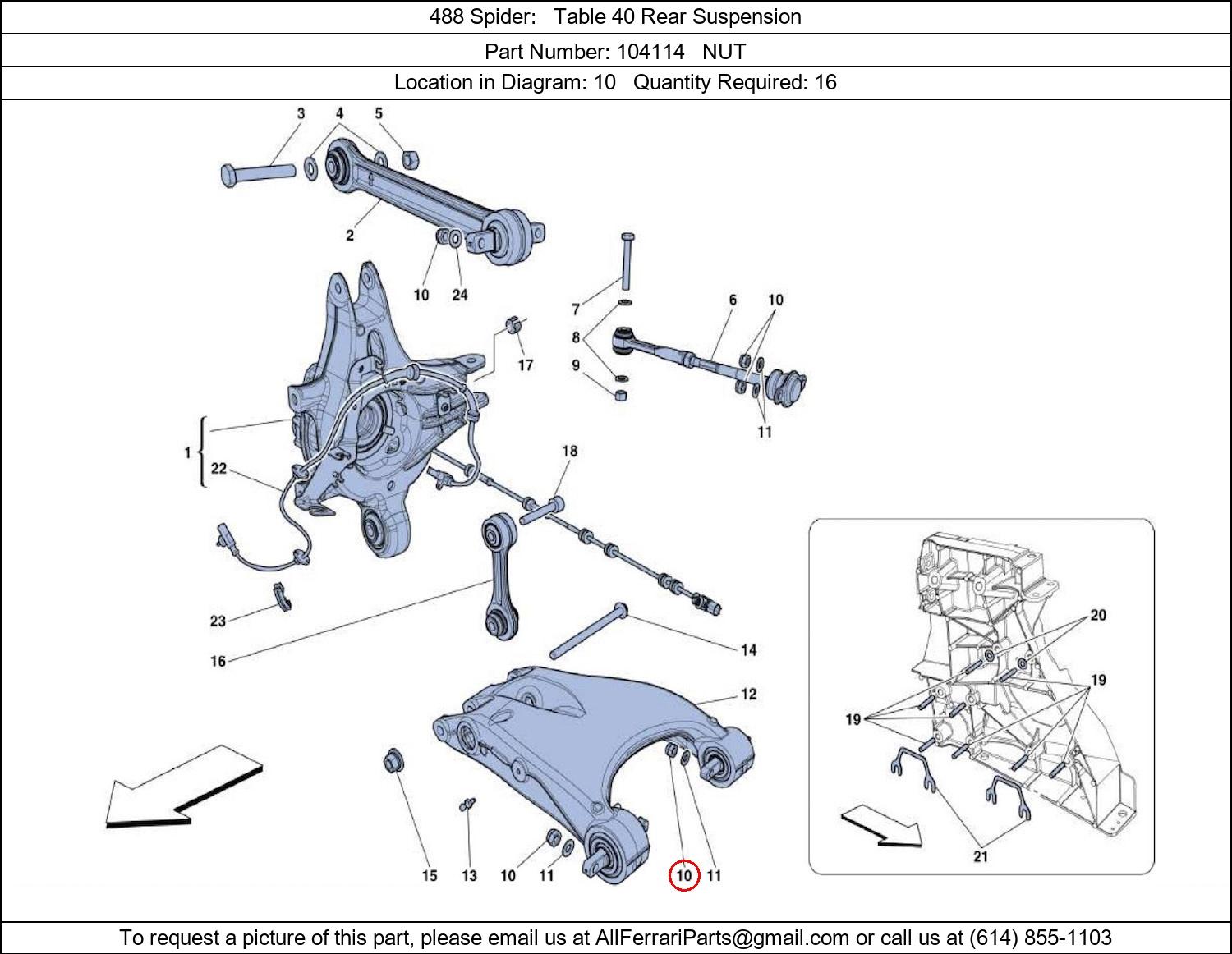 Ferrari Part 104114