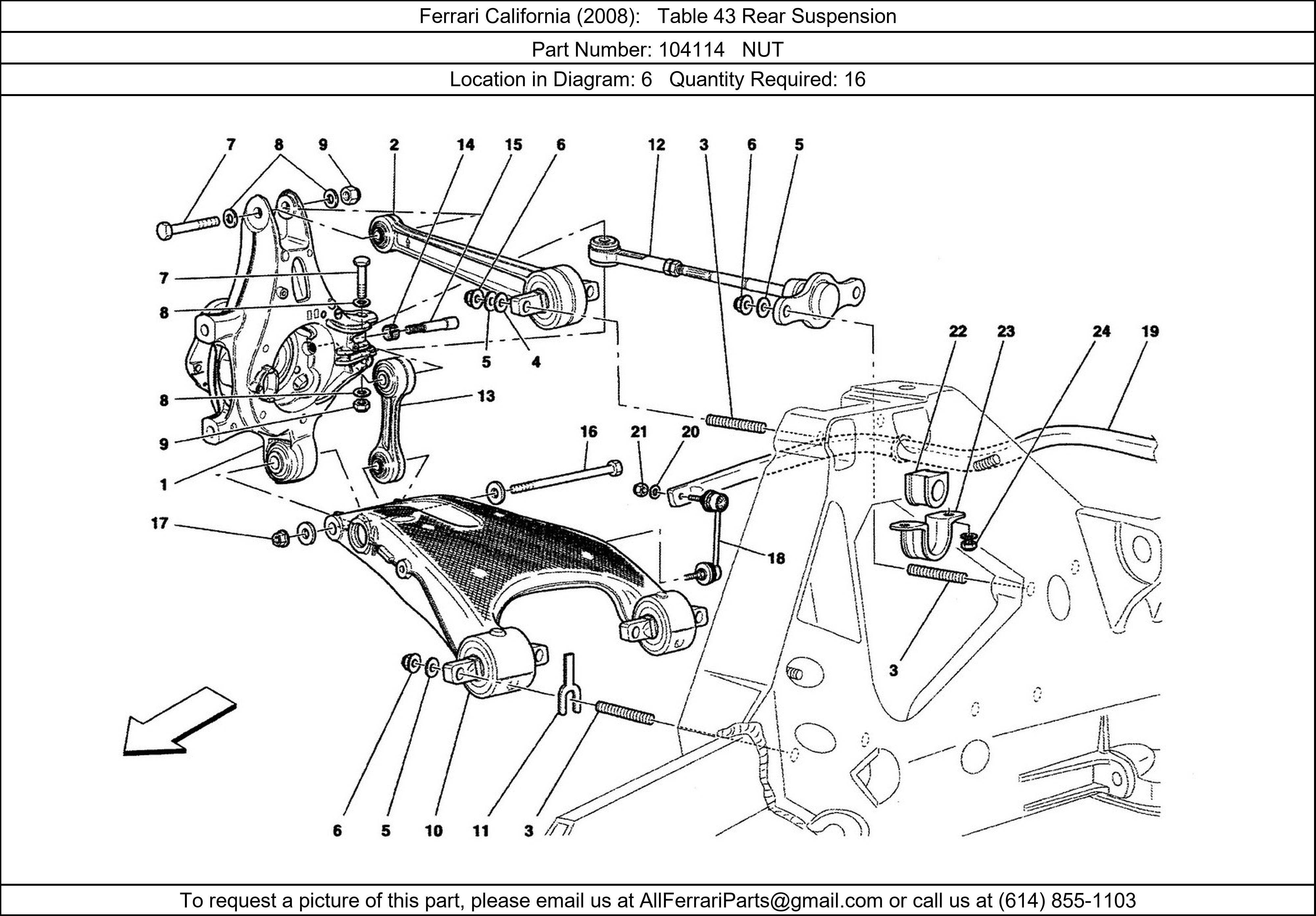 Ferrari Part 104114