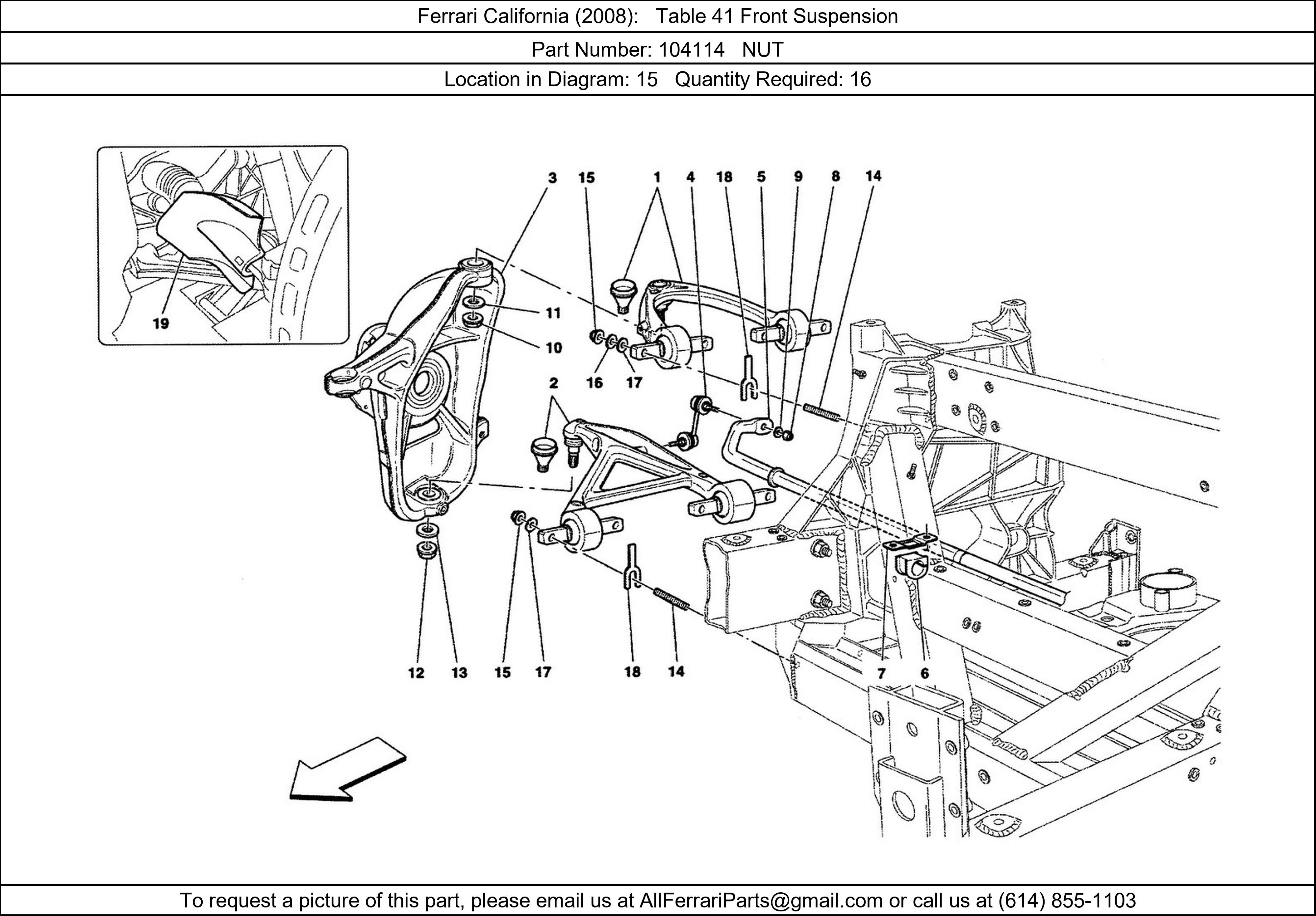 Ferrari Part 104114